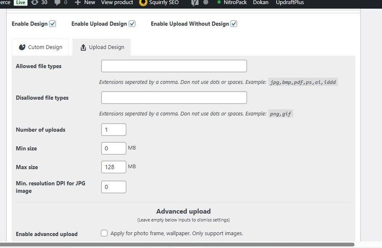 Product Designer Customization